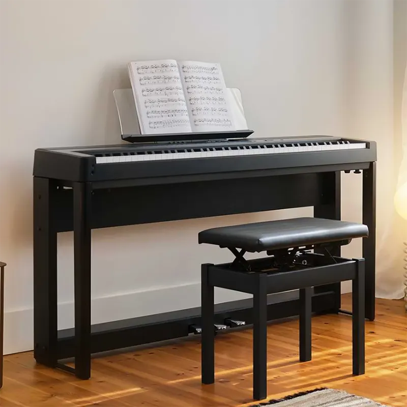 Piano portabel Kawai ES920 warna hitam dengan panel kontrol intuitif dan suara piano grand realistis - Allegro piano