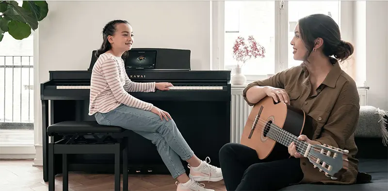 Kawai CN301 digital piano dengan desain ringkas untuk ruangan modern - Allegro piano