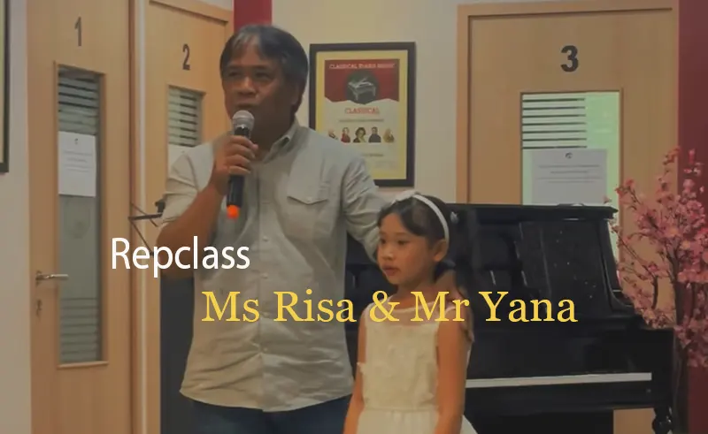 Kegiatan rep class Allegro Music School saat siswa mempersiapkan repertoar untuk penampilan