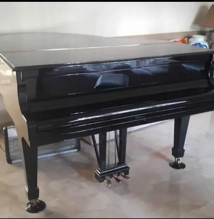 Piano baby grand Steinway & Sons Model S 1992 warna hitam glossy dengan desain compact elegan | Allegro Piano