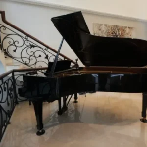 Piano grand Steinway & Sons Model B 1994 warna hitam glossy dengan desain elegan ukuran semi concert grand | Allegro Piano