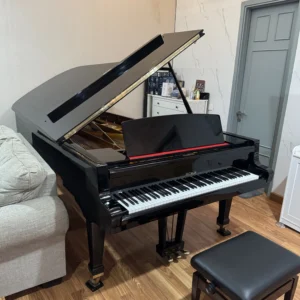 Piano grand Petrof Concert Model 1 ukuran concert grand dengan desain elegan dan finishing hitam glossy | Allegro Piano